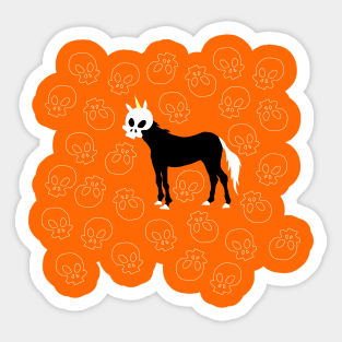 Skullhead Unicorn Sticker